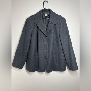 Harve Benard By Benard Holtzman Wool Blazer Coat Jacket Button Up Size 20W NWOT